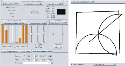 PocketBot control application screnshot