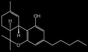 chemick� vzorec THC